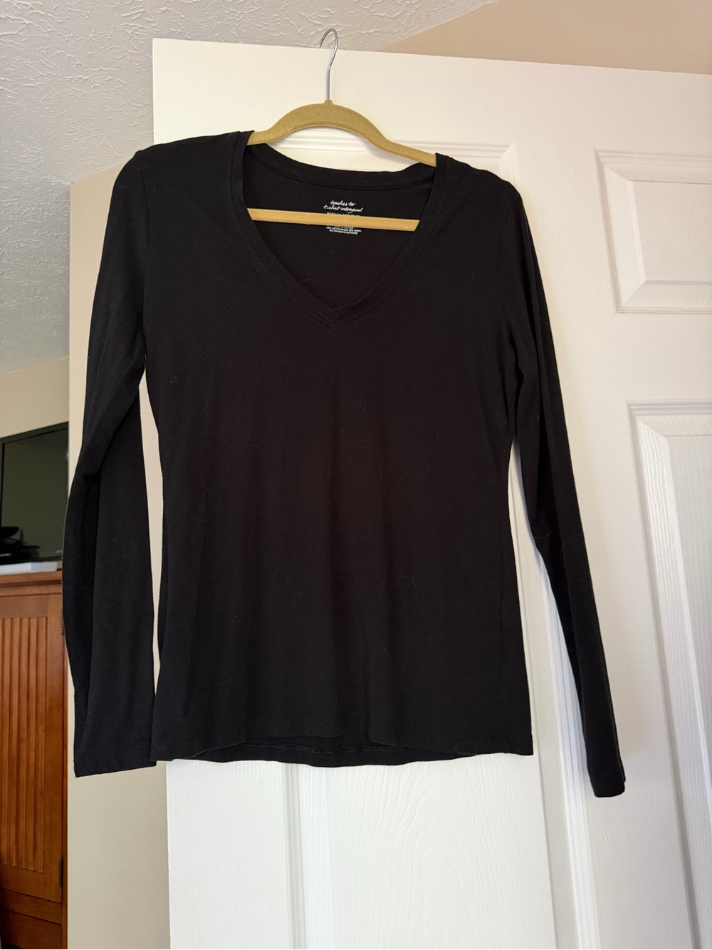 Banana Republic black long sleeve